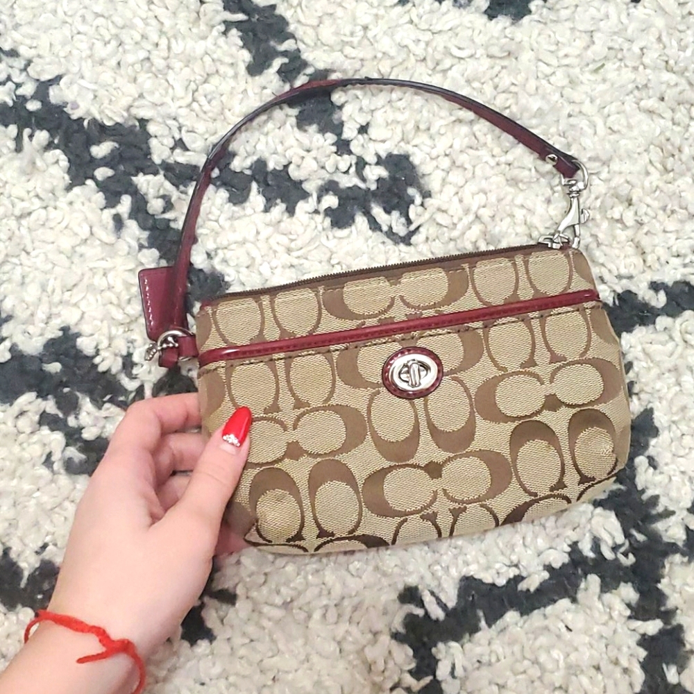 Coach wristlet mini purse